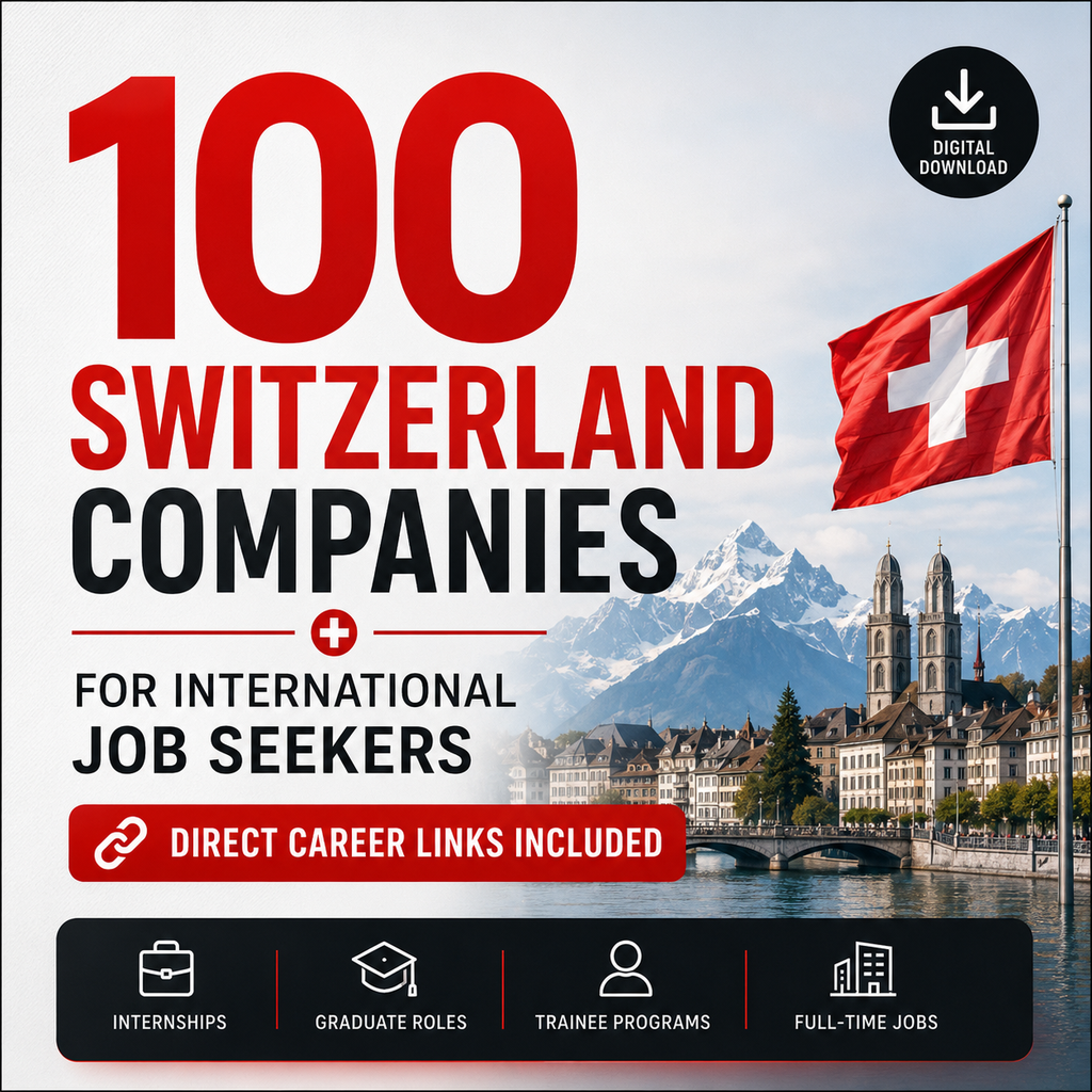 100 Switzerland Companies to Target as an International Applicant