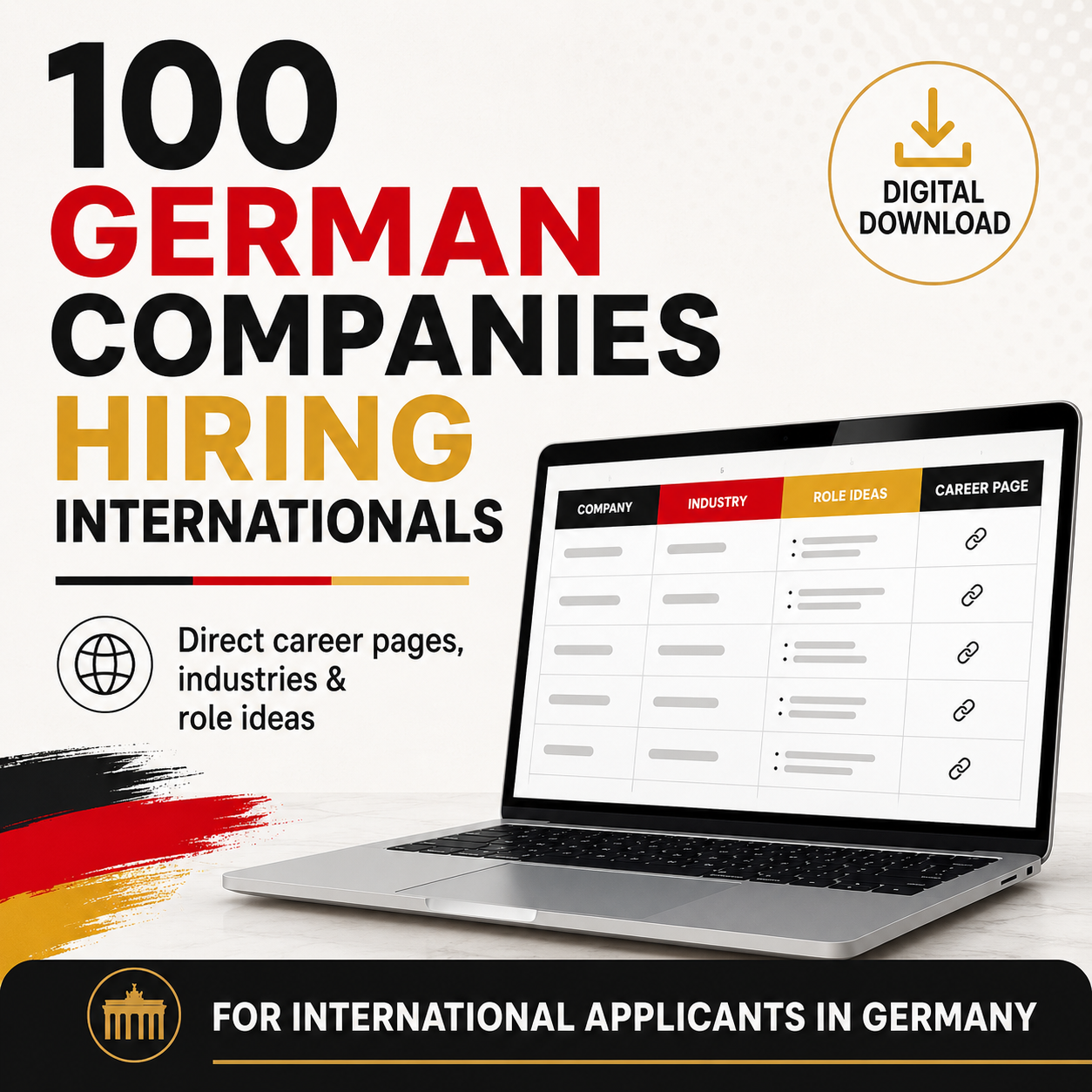 100 German Companies Hiring Internationals