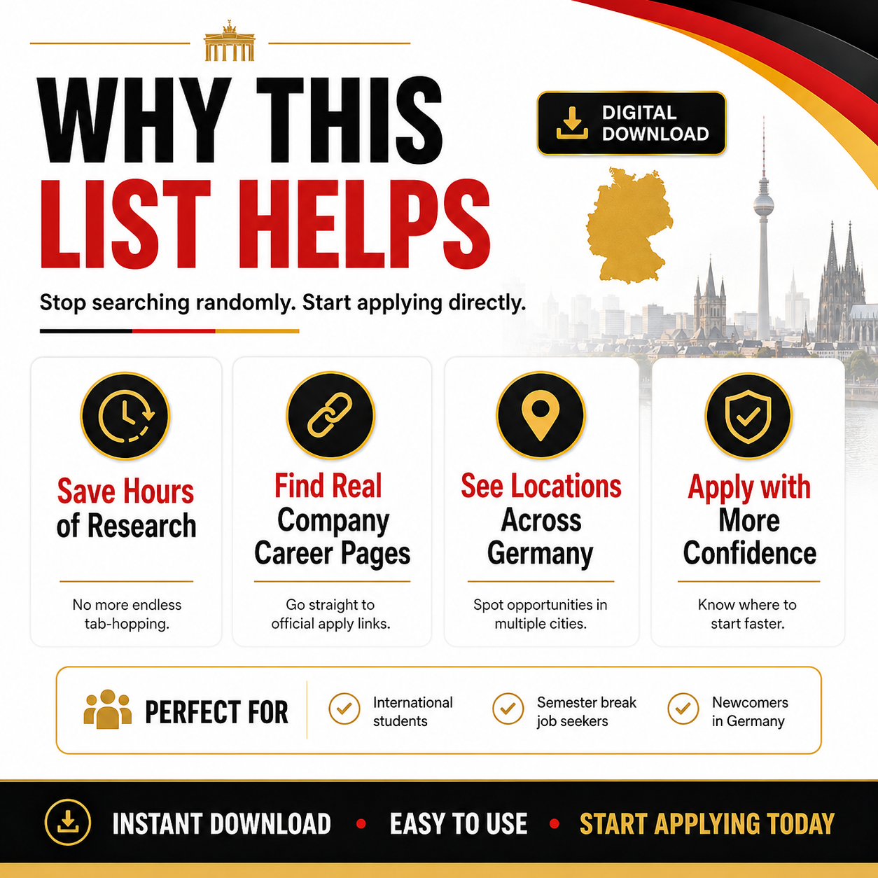 Germany Ferienjob List 2026: 30+ Companies Hiring Students for Holiday Jobs