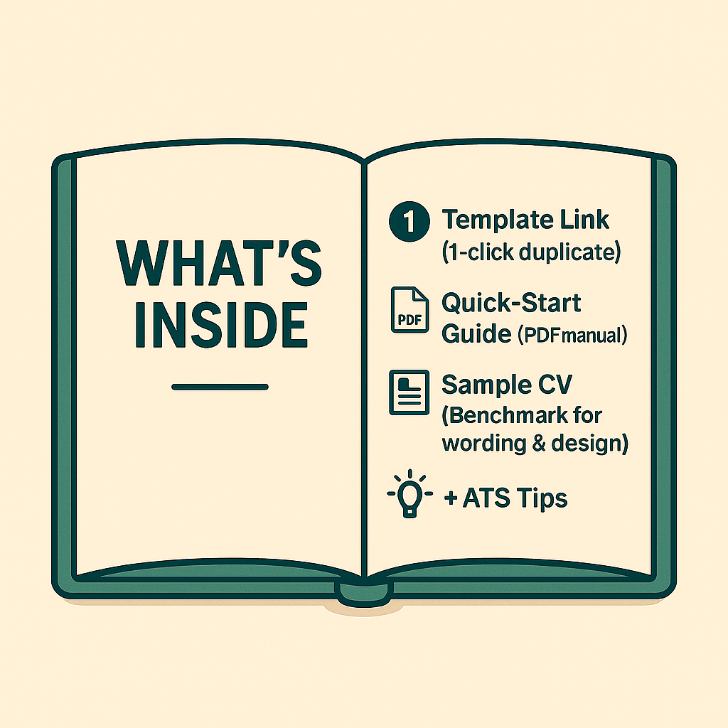 Proven 🇩🇪 CV Template - ATS-Friendly + PDF Guide (UPDATED 2026)