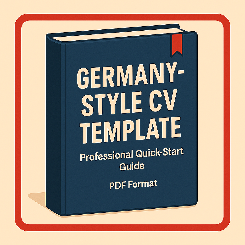Proven 🇩🇪 CV Template - ATS-Friendly + PDF Guide (UPDATED 2026)